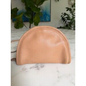 COACH Vintage Kimball Crossbody Bag 9911 Camel Stone Butterscotch Leather 90's